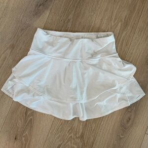 Athleta Girl White Tennis Skort